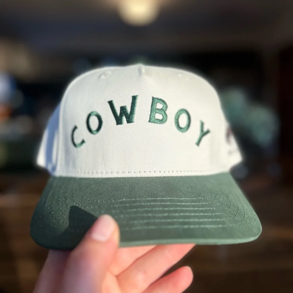 Green and White Cowboy Hat - Picture 6 of 6